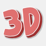 아름다운 3D 그라데이션 글꼴 생성기