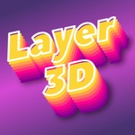 3D 텍스트: 층별 그라데이션 효과