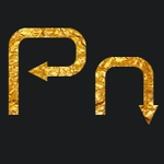 arroterminal 폰트로 금색 텍스트 만들기