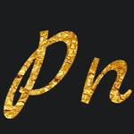 MarckScript 폰트로 골드 텍스트 만들기