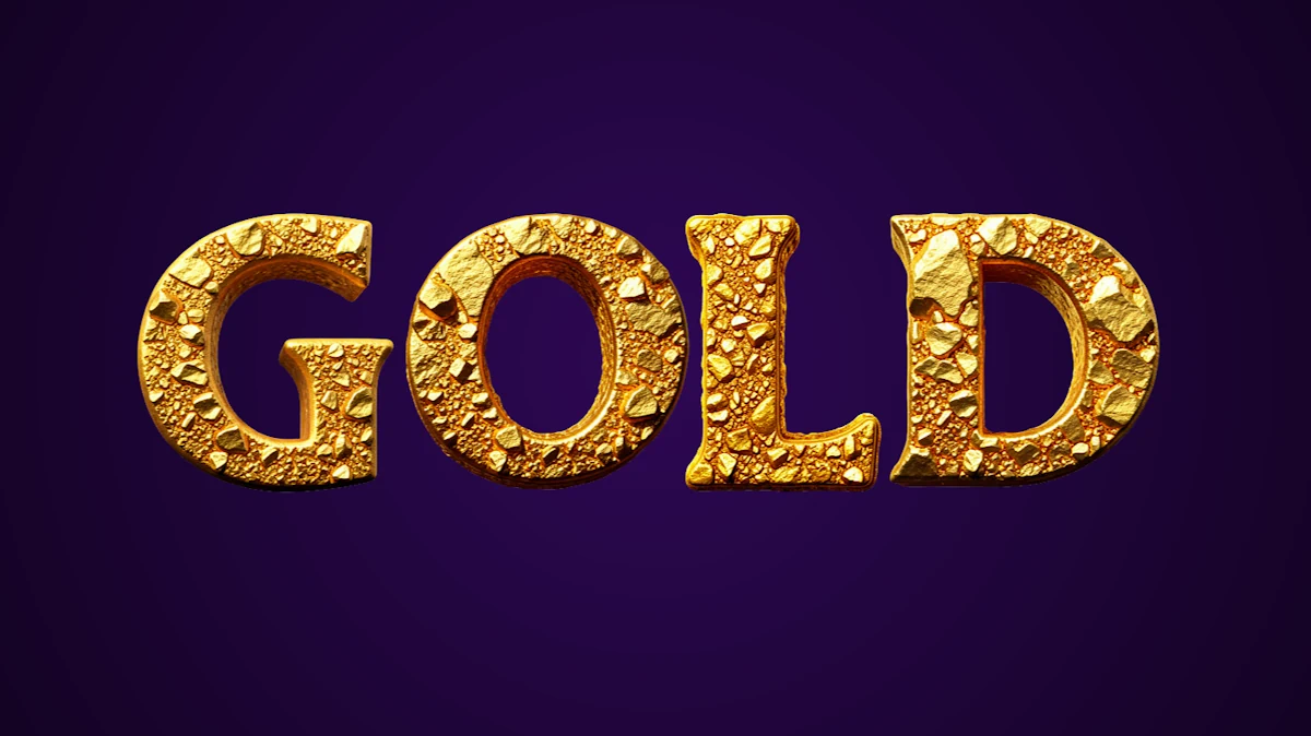 GOLD 3D 폰트